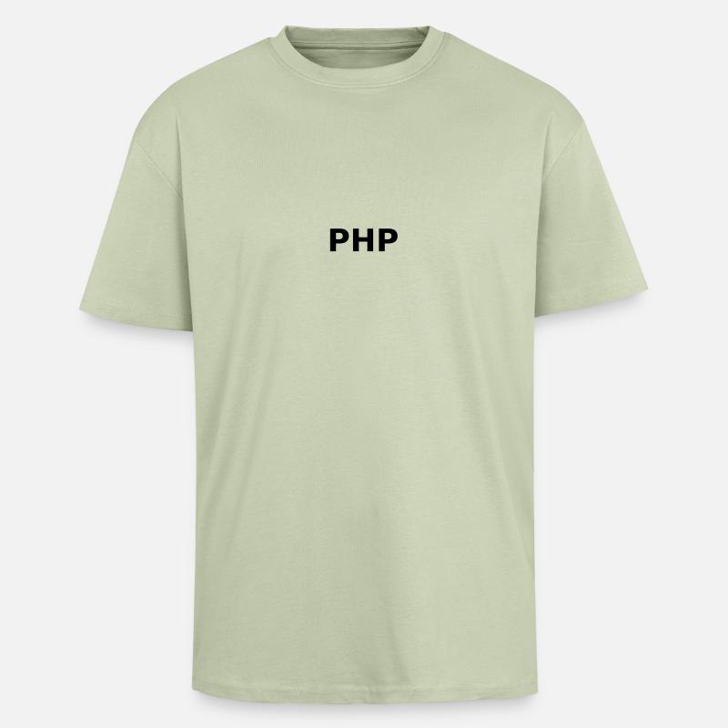 PHP for web designers - Unisex Oversized Heavyweight T-shirt - soft salvia 