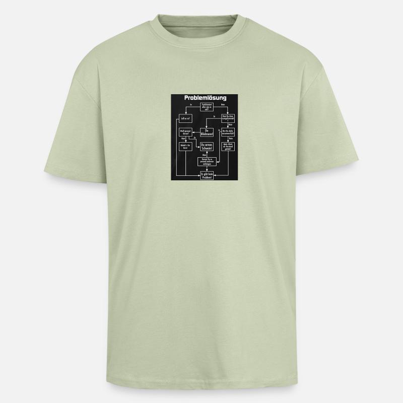 problem solving - Unisex Oversized Heavyweight T-shirt - soft salvia 