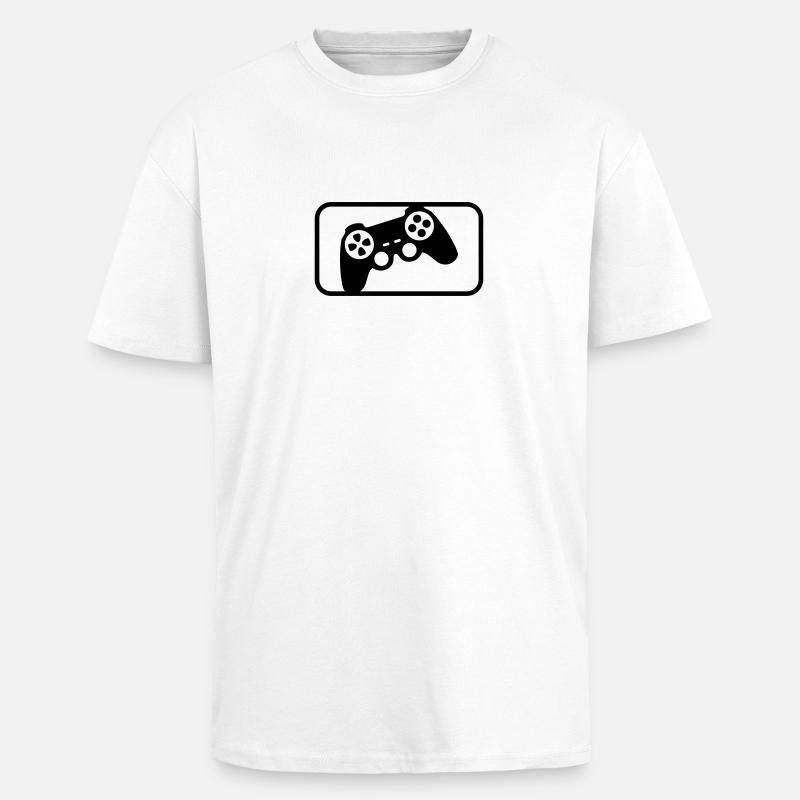 Controller Sport - T-shirt unisexe oversize épais - blanc