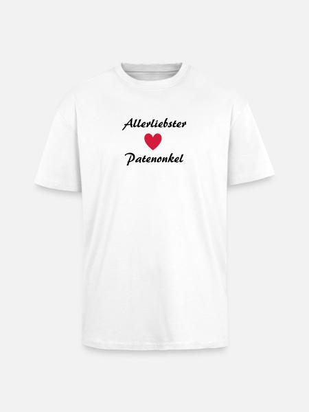 Allerliebster Patenonkel - Oversized Heavyweight Unisex T-Shirt - Weiß