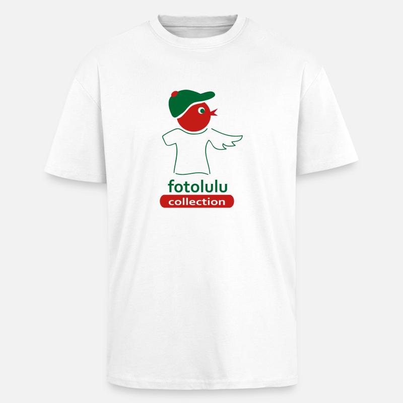 fotolulu collection - Oversized Heavyweight Unisex T-Shirt - Weiß