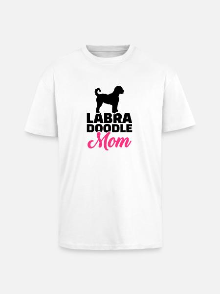 Labradoodle - T-shirt unisexe oversize épais - blanc