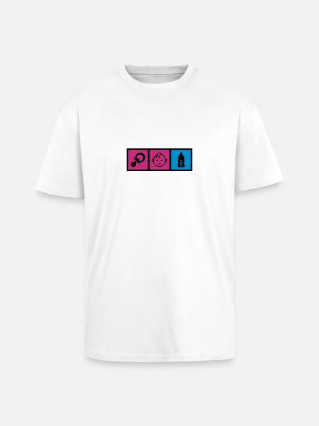 Kinderpflegerin / Kinder / Kind / Baby - Oversized Heavyweight Unisex T-Shirt - Weiß