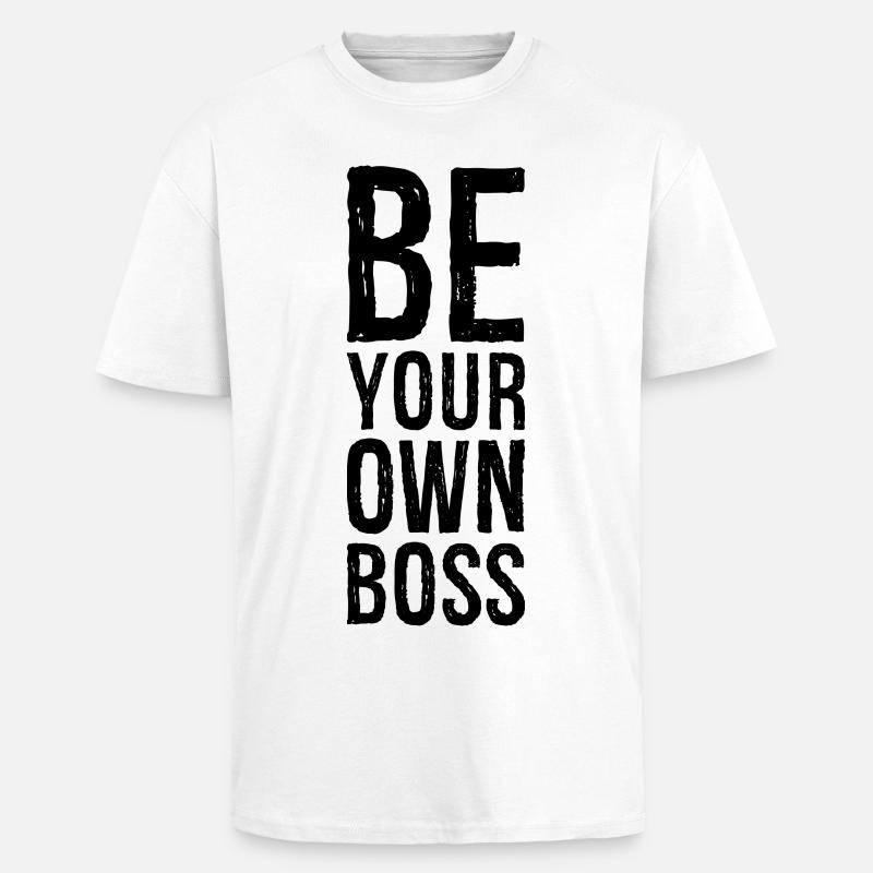 Sei dein Eigener - Oversized Heavyweight Unisex T-Shirt - Weiß