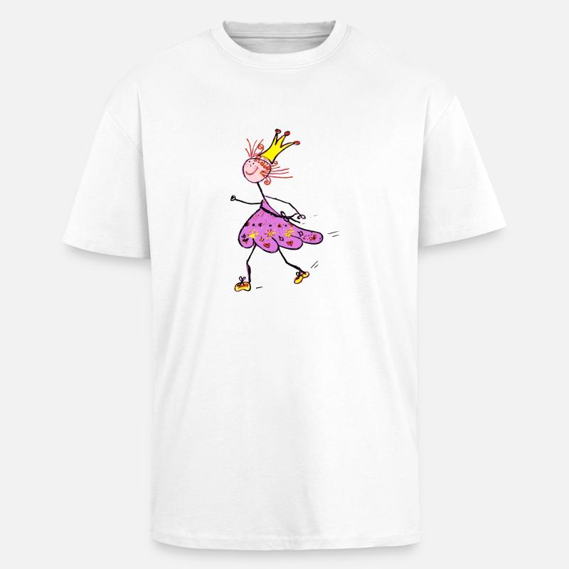 Exécution de la Princesse - T-shirt unisexe oversize épais - blanc