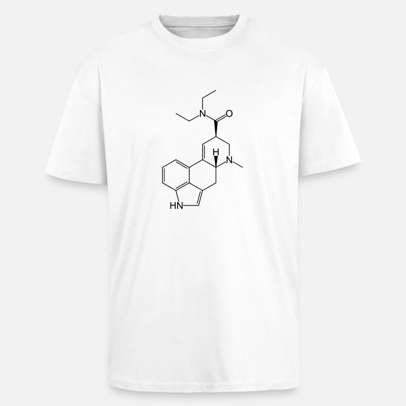 lsd - Oversized Heavyweight Unisex T-Shirt - Weiß