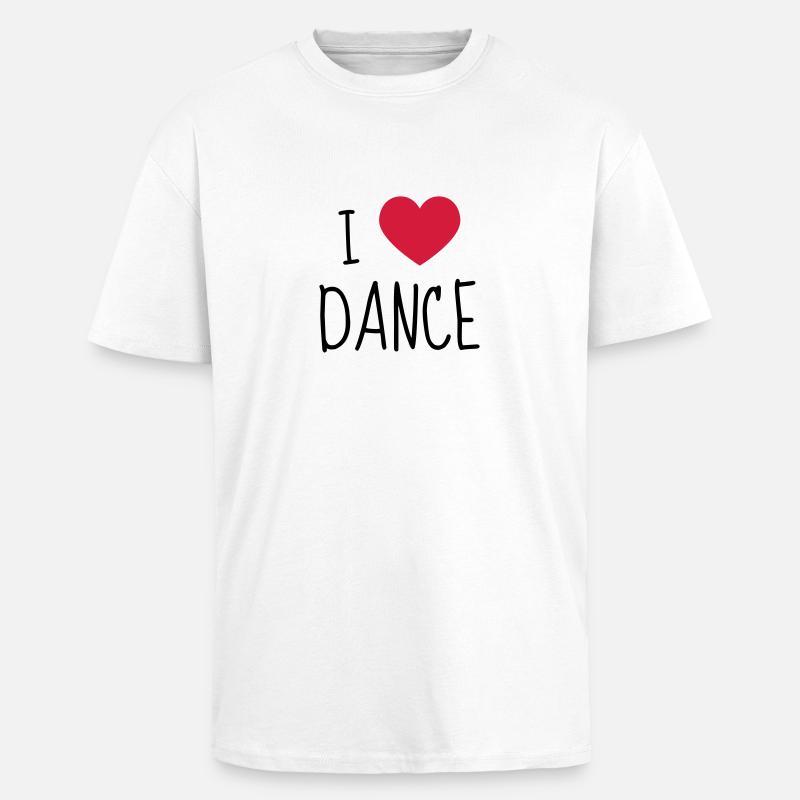 Danse Danseur Danseuse Ballet Opéra - T-shirt unisexe oversize épais - blanc