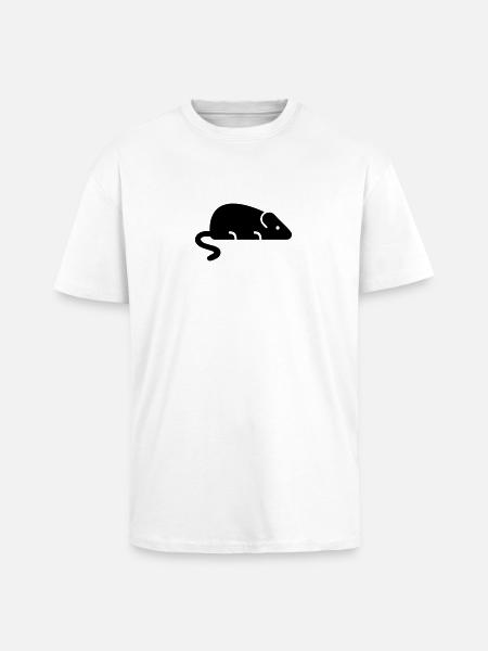 Mouse - Unisex Oversized Heavyweight T-shirt - white