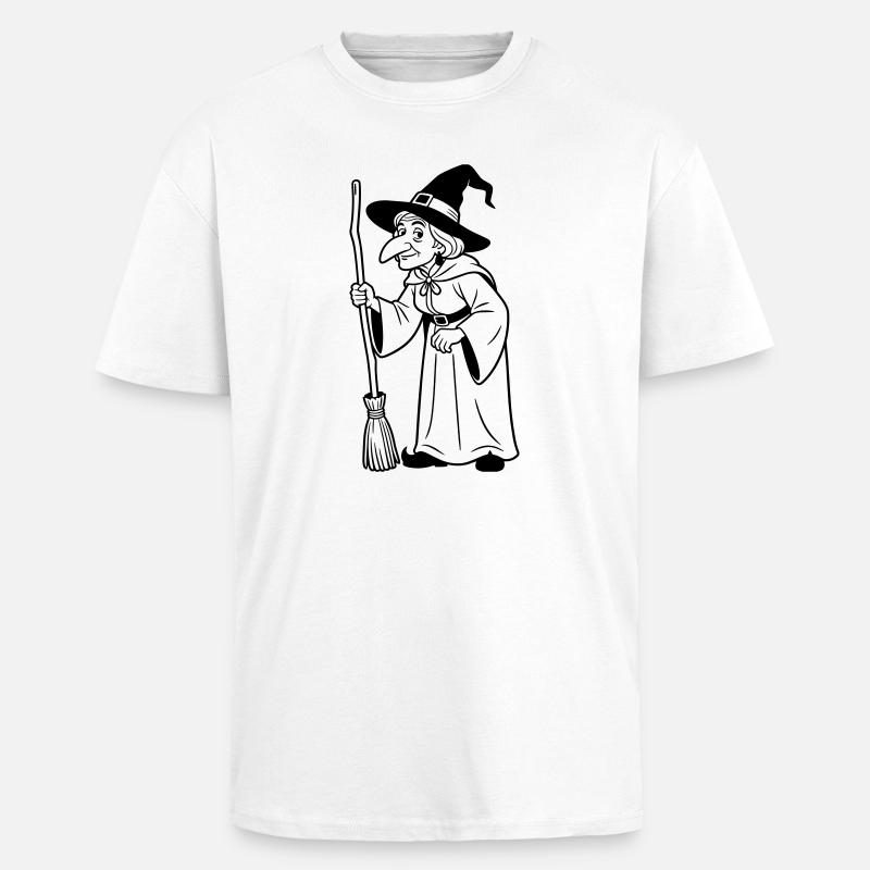witch - Unisex Oversized Heavyweight T-shirt - white