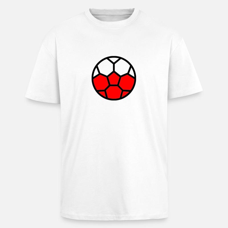  Drapeau Pologne Coupe du monde - T-shirt unisexe oversize épais - blanc