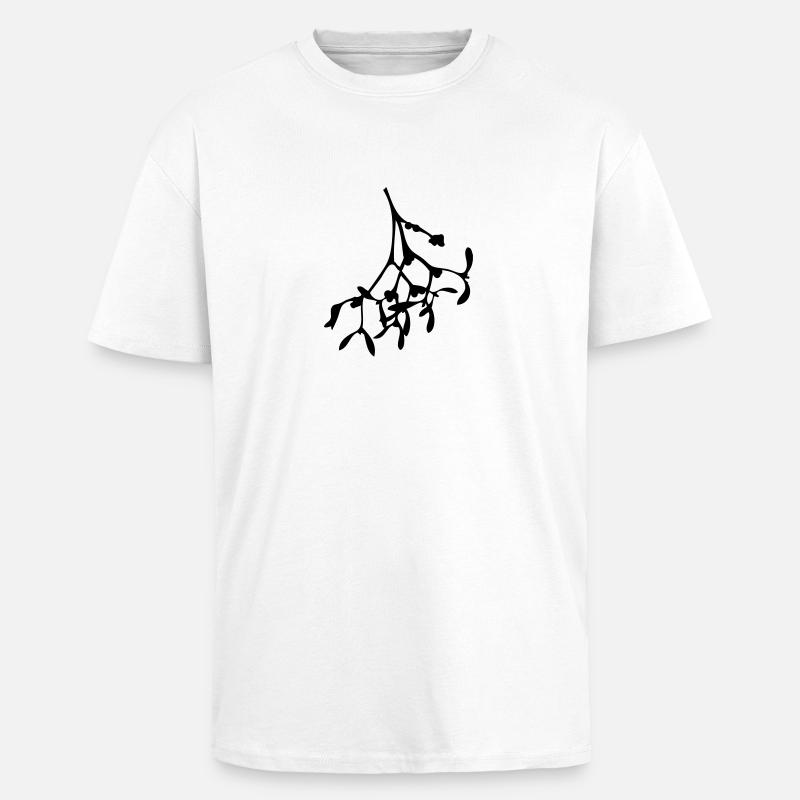 Gui - T-shirt unisexe oversize épais - blanc