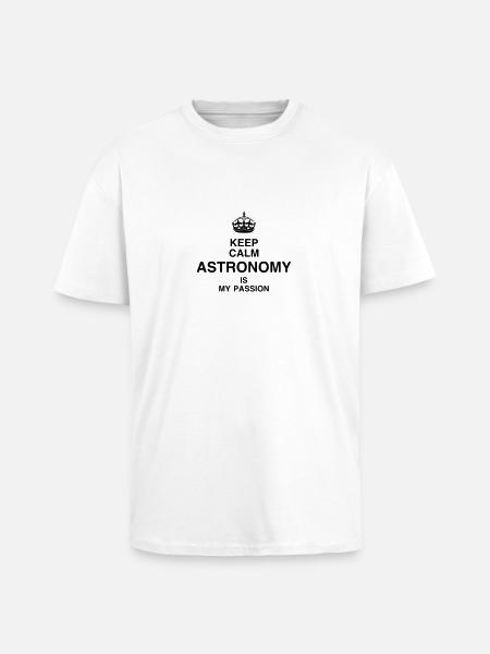 Astronomy / Astronomer / Astronomie / Astronom - Unisex Oversized Heavyweight T-shirt - white