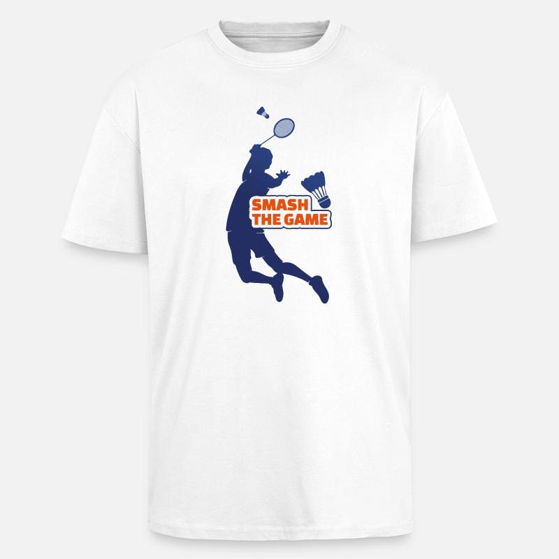 Zerschmettere das Spiel von Helfspawn - Oversized Heavyweight Unisex T-Shirt - Weiß