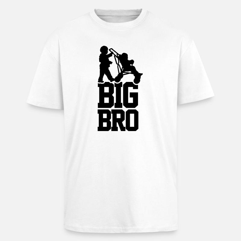 Big Bro - Oversized Heavyweight Unisex T-Shirt - Weiß