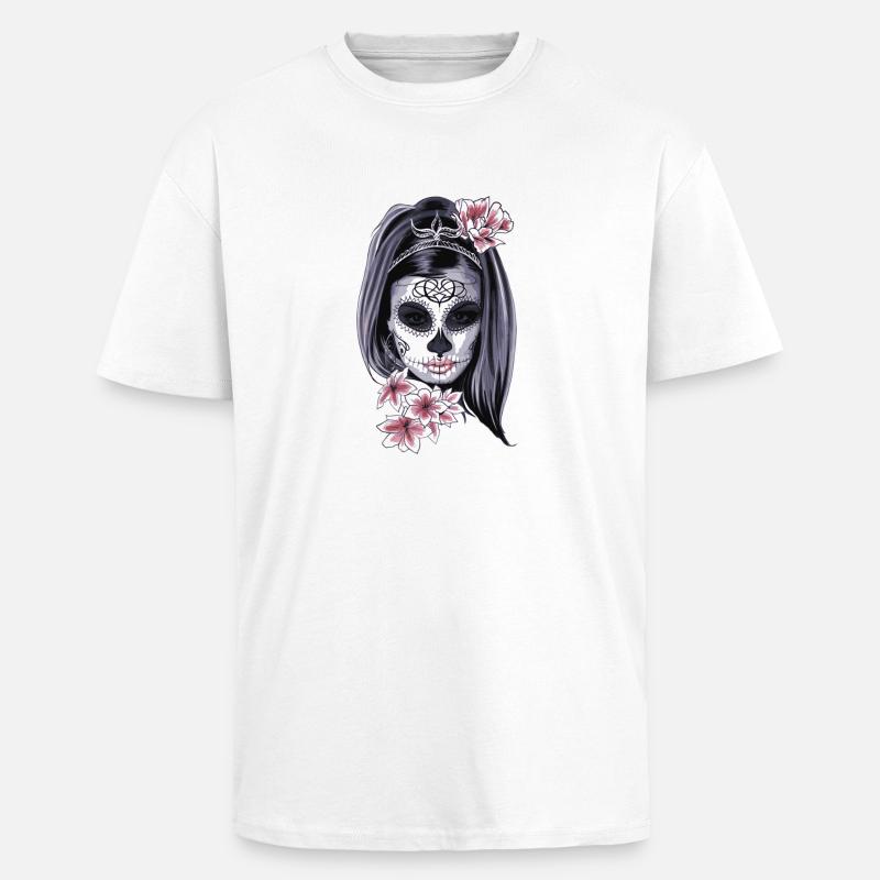 Maske - Oversized Heavyweight Unisex T-Shirt - Weiß