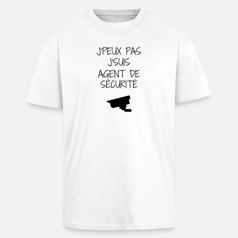Watchmann / Supervisor / Mahnwache / Security - Oversized Heavyweight Unisex T-Shirt - Weiß