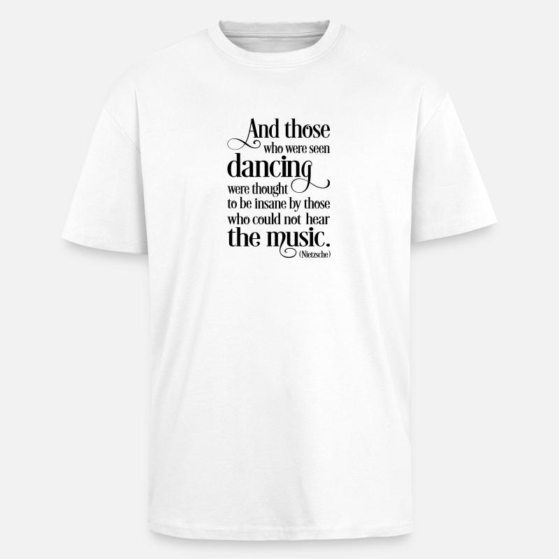 dance - Unisex Oversized Heavyweight T-shirt - white