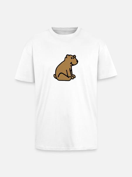 Teddy - Unisex Oversized Heavyweight T-shirt - white
