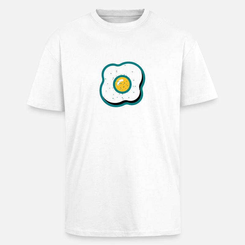 frit - T-shirt unisexe oversize épais - blanc