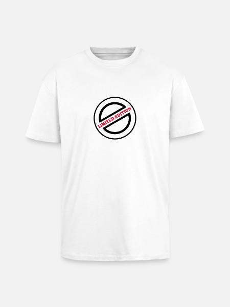 Limited Edition - Unisex Oversized Heavyweight T-shirt - white