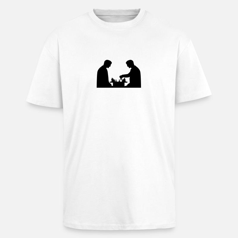 Chess - Unisex Oversized Heavyweight T-shirt - white