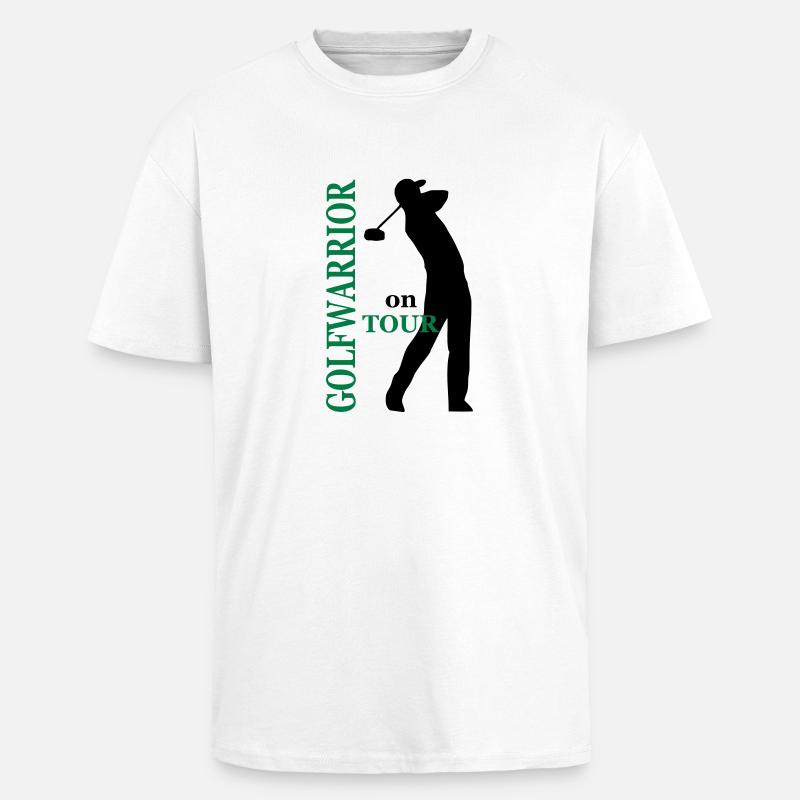 Golf - Oversized Heavyweight Unisex T-Shirt - Weiß
