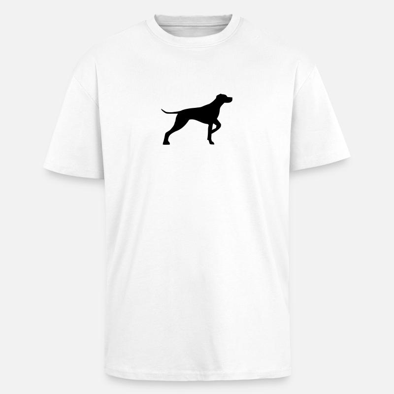 Jagdhund - Oversized Heavyweight Unisex T-Shirt - Weiß