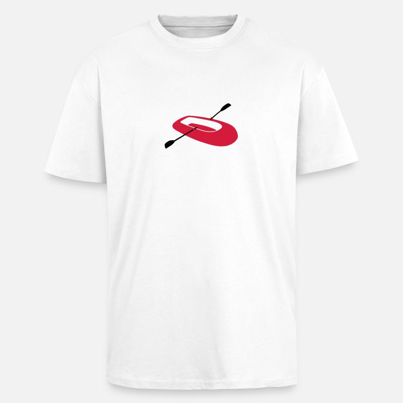 Schlauchboot - V2 - Oversized Heavyweight Unisex T-Shirt - Weiß