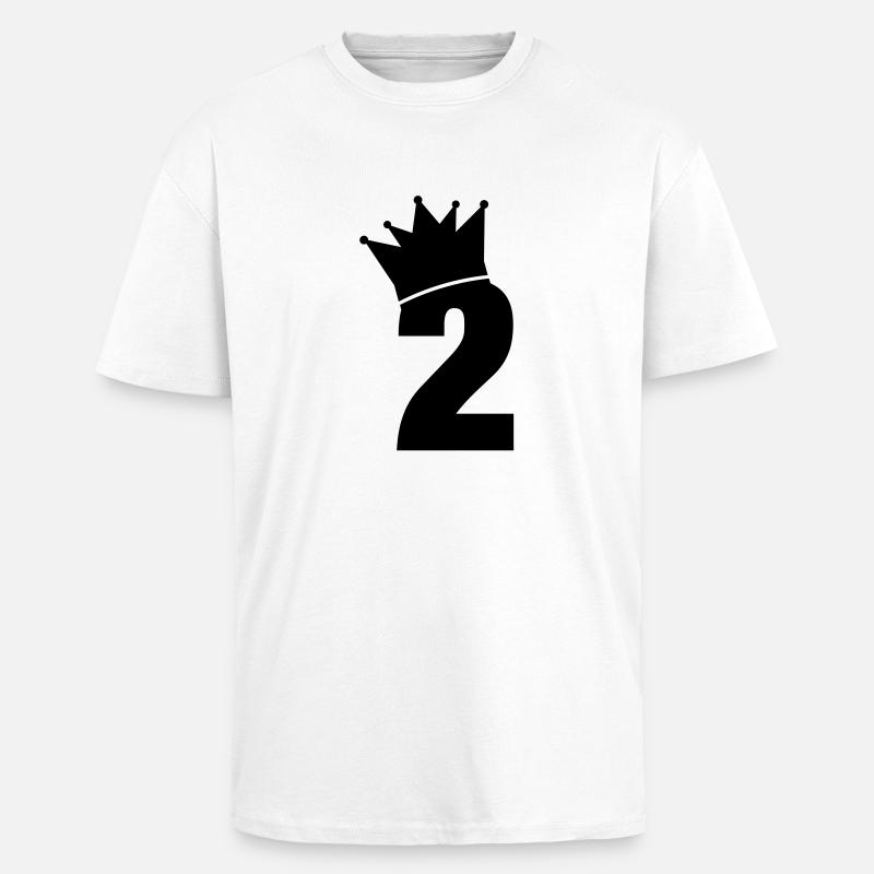 2_krone_f1 - Oversized Heavyweight Unisex T-Shirt - Weiß