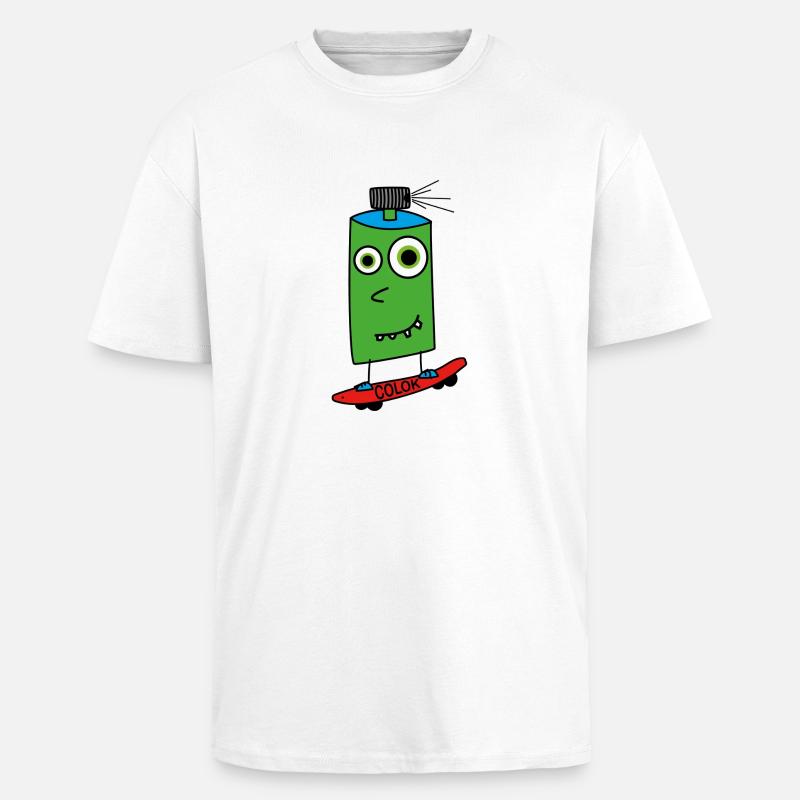 Board sprayer - Unisex Oversized Heavyweight T-shirt - white