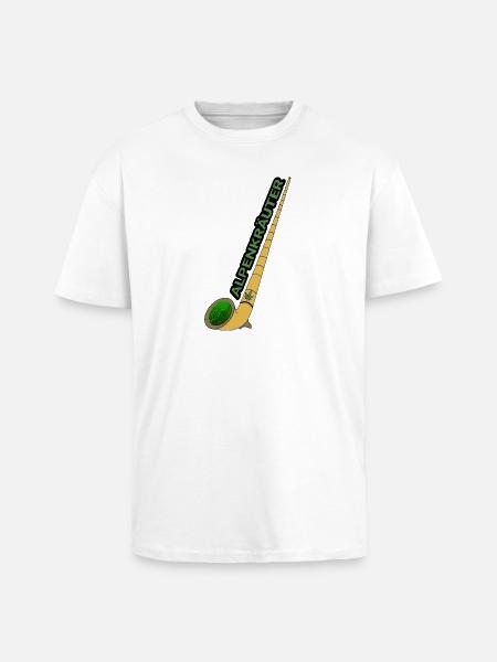 Alphorn Bong - Oversized Heavyweight Unisex T-Shirt - Weiß