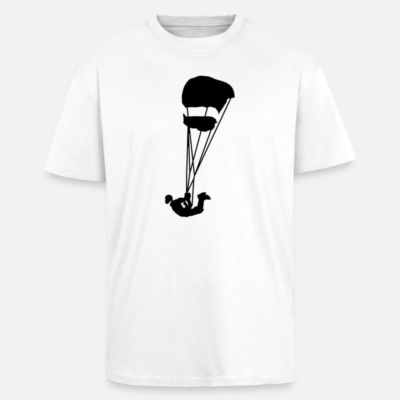 Swooping - Oversized Heavyweight Unisex T-Shirt - Weiß