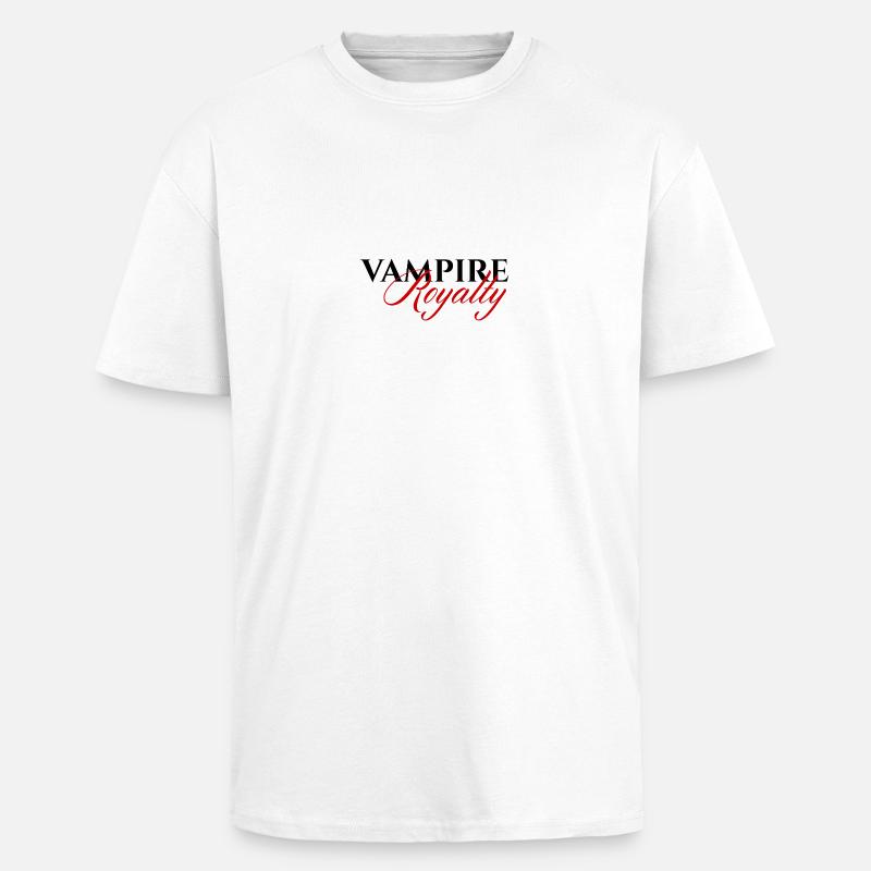 Fantasy / Vampire / Dracula: Vampire Royalty - Oversized Heavyweight Unisex T-Shirt - Weiß