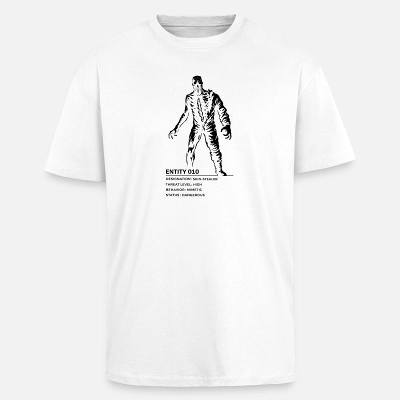 Backrooms Entity 10 black - Oversized Heavyweight Unisex T-Shirt - Weiß
