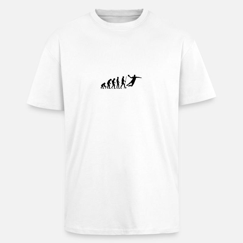 Handball Evolution - T-shirt unisexe oversize épais - blanc