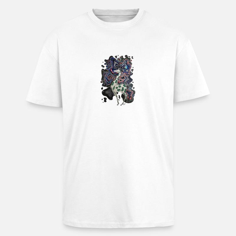 Think Curvy! - Unisex Oversized Heavyweight T-shirt - white