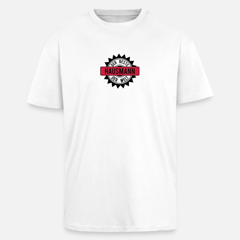 der beste hausmann 2c - Oversized Heavyweight Unisex T-Shirt - Weiß