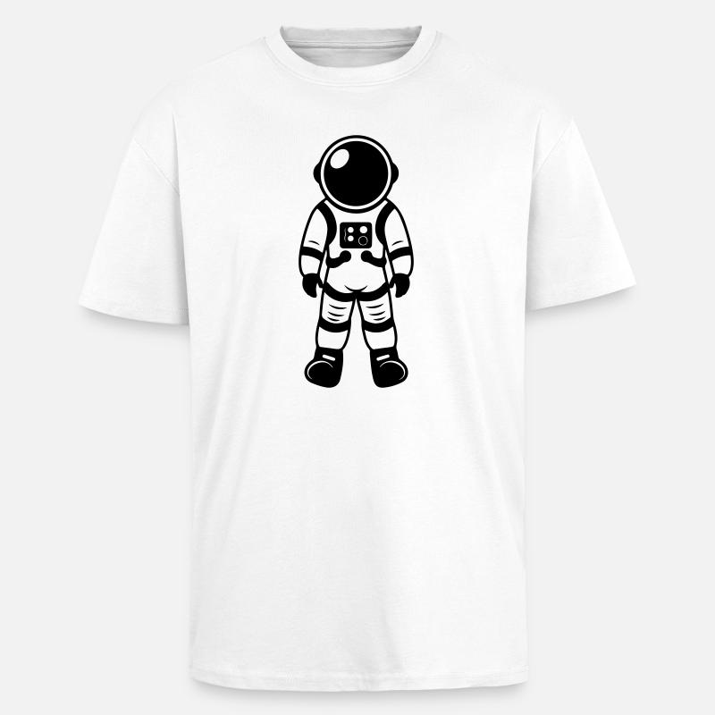 Astronaut Icon - T-shirt unisexe oversize épais - blanc