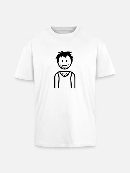 Unemployed - Unisex Oversized Heavyweight T-shirt - white