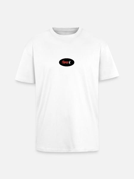 3K - T-shirt unisexe oversize épais - blanc