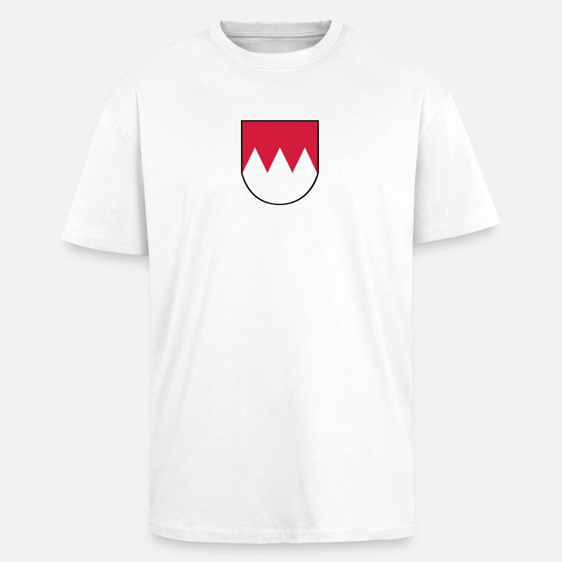 frankenwappen - Oversized Heavyweight Unisex T-Shirt - Weiß
