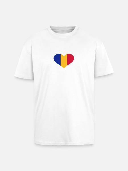 Moldova - Unisex Oversized Heavyweight T-shirt - white