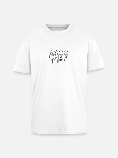 Chef - T-shirt unisexe oversize épais - blanc