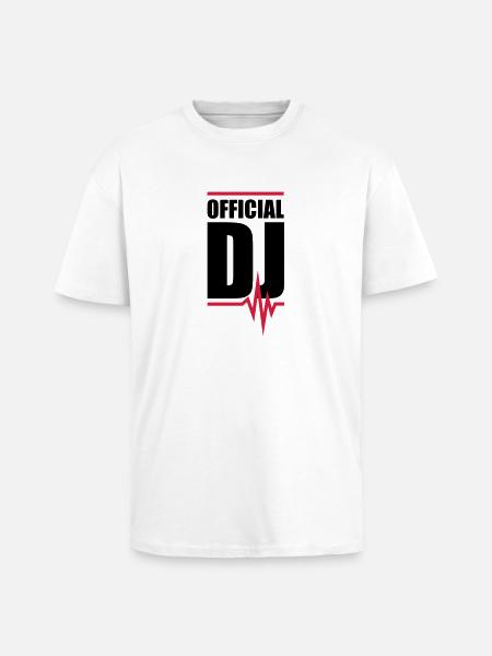 dj___f2 - Oversized Heavyweight Unisex T-Shirt - Weiß