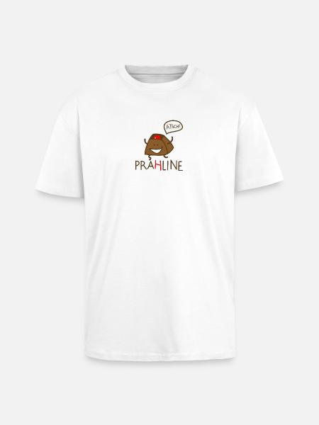 Praline - Oversized Heavyweight Unisex T-Shirt - Weiß