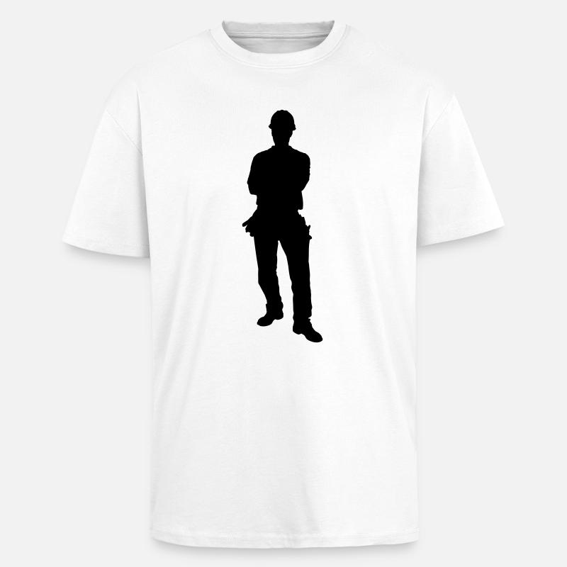 carpenter profession - T-shirt unisexe oversize épais - blanc