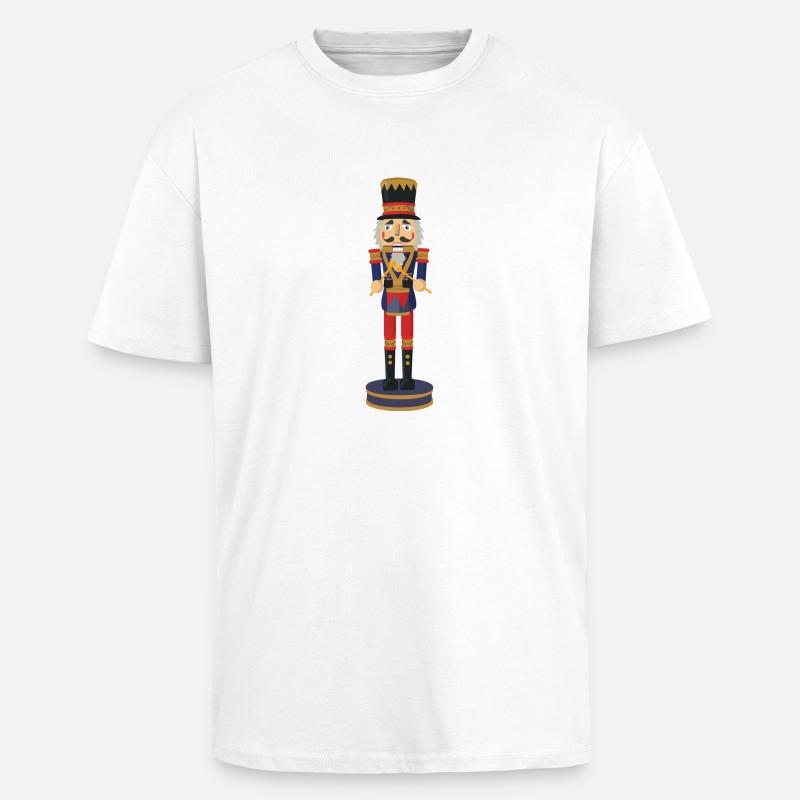 Nutcracker - T-shirt unisexe oversize épais - blanc