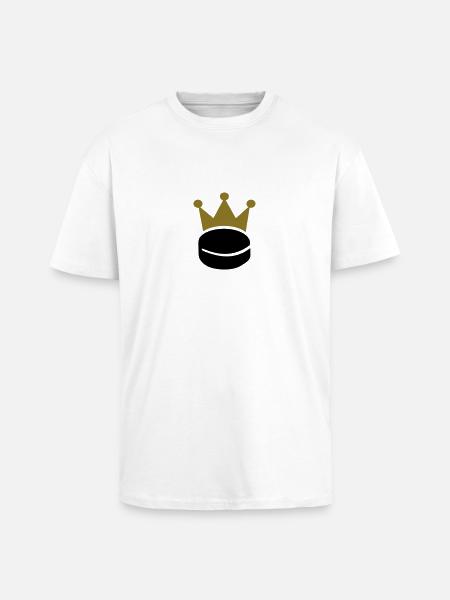 Eishockey - Oversized Heavyweight Unisex T-Shirt - Weiß