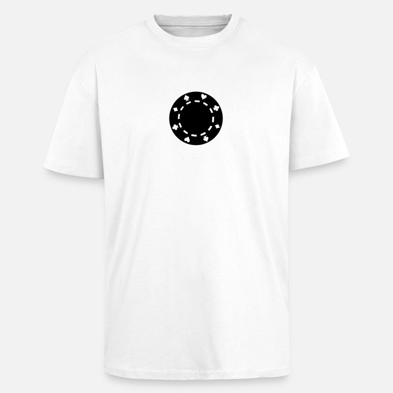 Poker chips - Oversized Heavyweight Unisex T-Shirt - Weiß