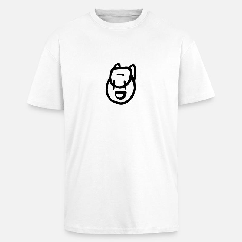 Backpack - Unisex Oversized Heavyweight T-shirt - white